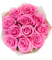 11 розовых роз 11 розовых роз