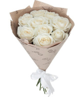 Букет_9 роз 70 см