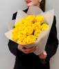 15 желтых роз