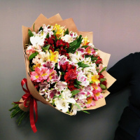 Букет_Яркая альстромерия Букет_Яркая альстромерия