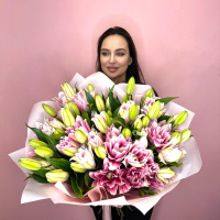 Букет_Лилия королевская пионовидная Букет XL Букет_Лилия королевская пионовидная Букет XL