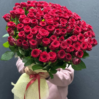 101 бордовая роза Премиум 101 бордовая роза Премиум